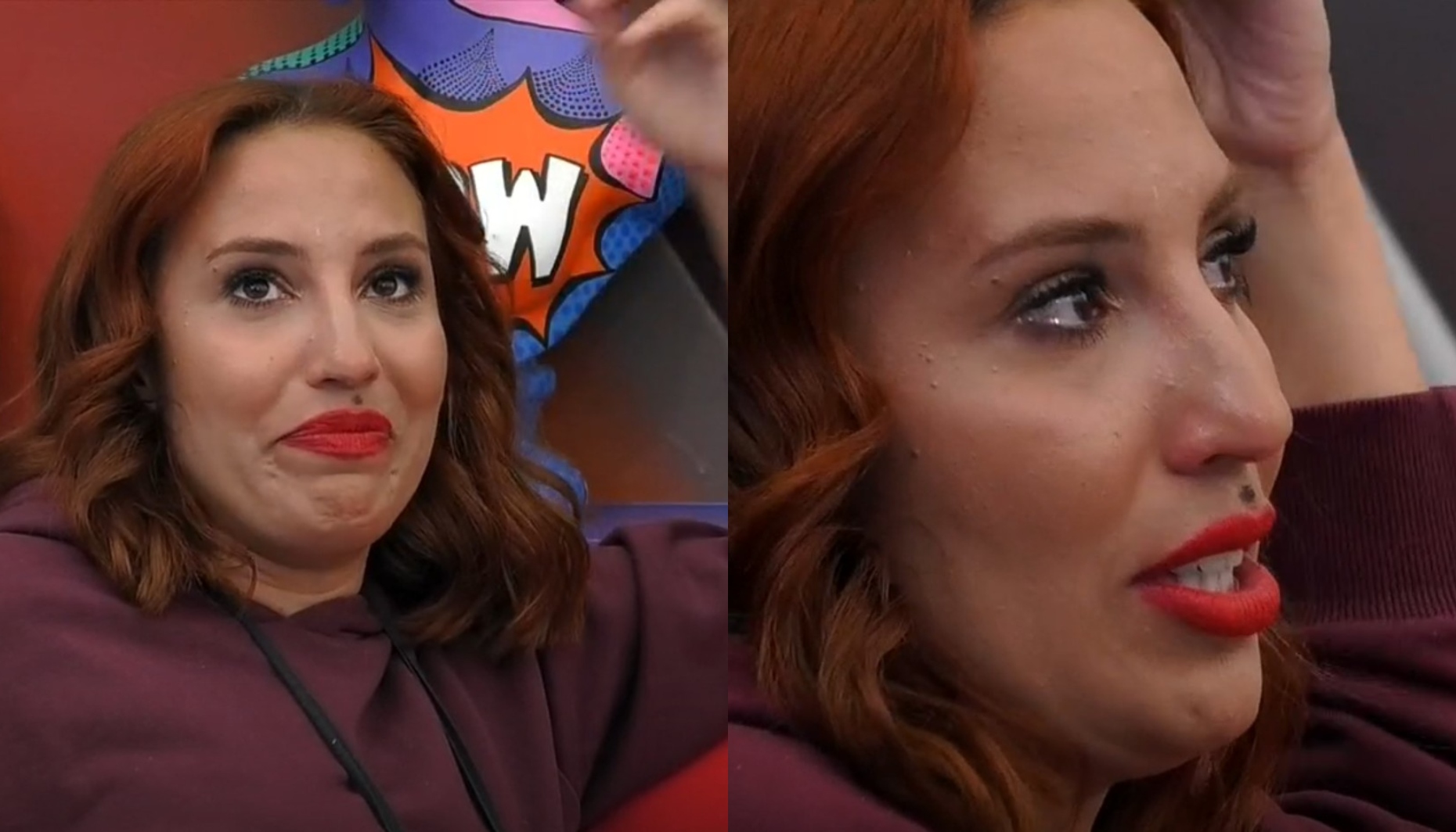 Catarina Miranda em lágrimas no Big brother Portugal