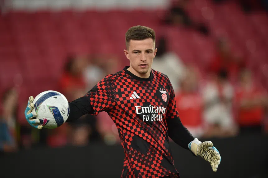 Grande conquista de Trubin na baliza do Benfica