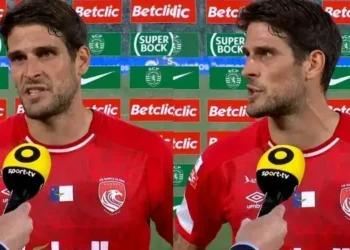 Gonçalo Paciência furioso na flash-interview e arrasou a arbitragem “há aí muito artista…”