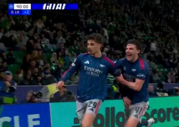 (VÍDEO) Os golos do jogo entre o Sporting e o Arsenal