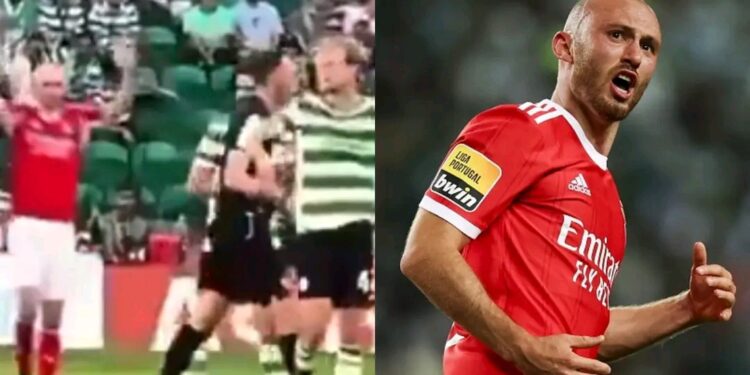 Ganhou! Aursnes goza com Hjulmand e momento viraliza